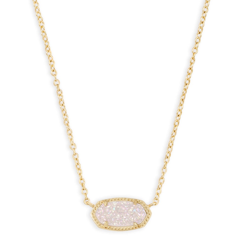 Kendra Scott Elisa Necklace with Drusy Stone